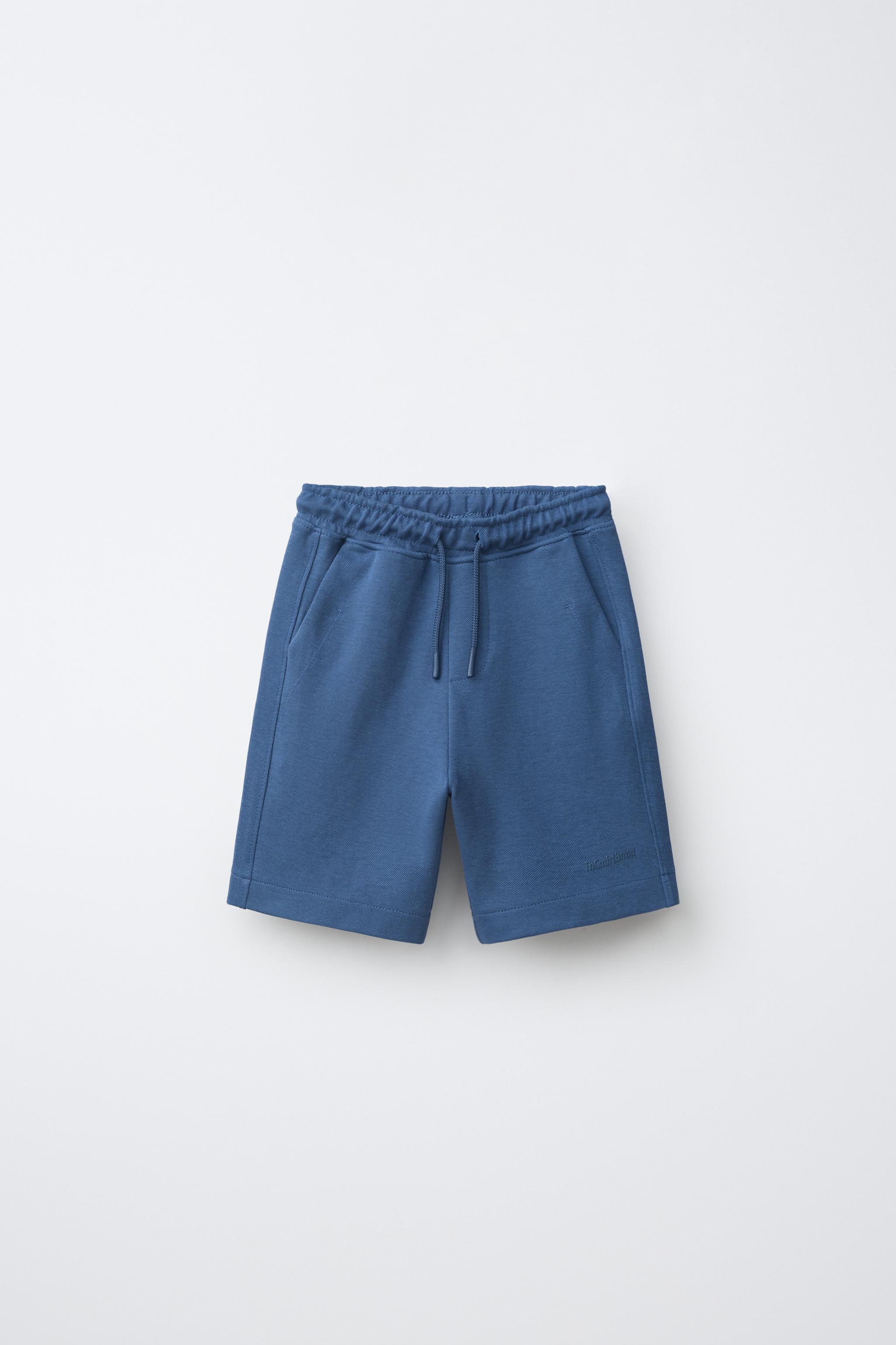 COMFORT PLUSH SHORTS — Blue