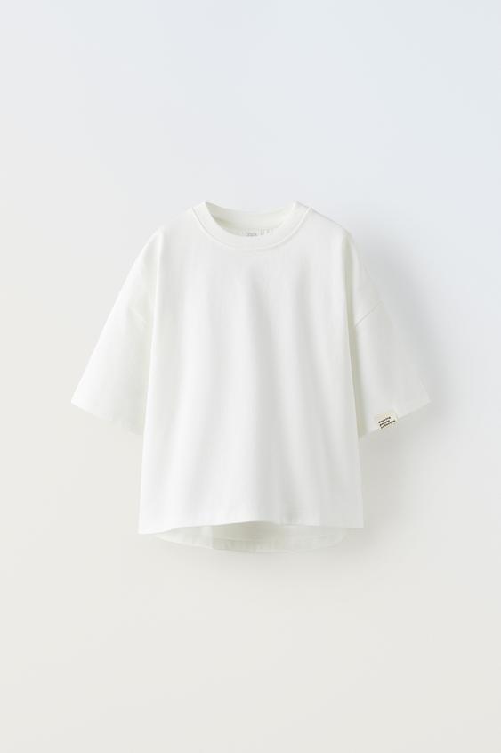 MEDIUM WEIGHT T-SHIRT - White | ZARA Ireland