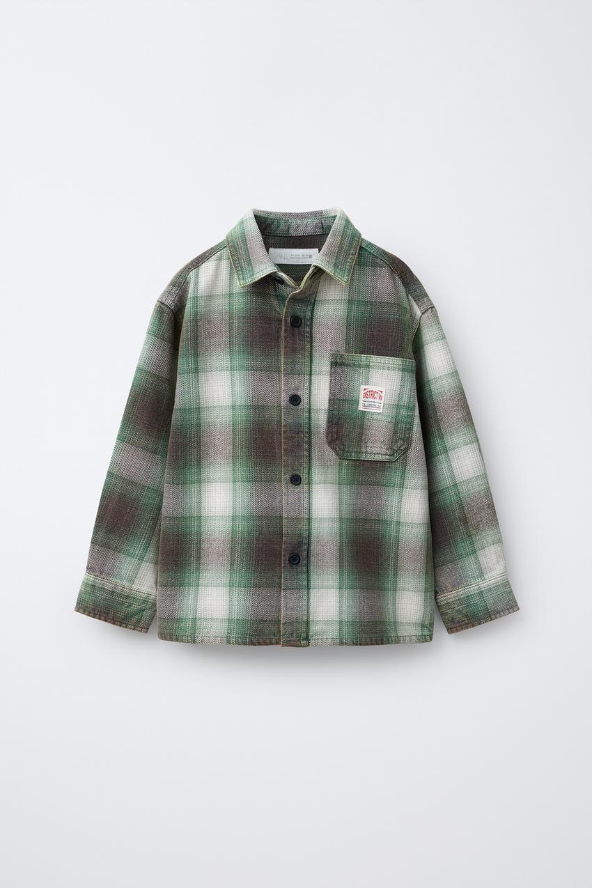 PLAID OVERSHIRT