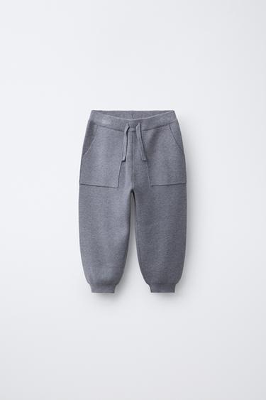 PANTALÓN JOGGER PUNTO - Gris vigoré de Zara