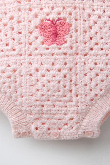BODY CROCHET PAPILLONS - Rose de Zara - Image 2