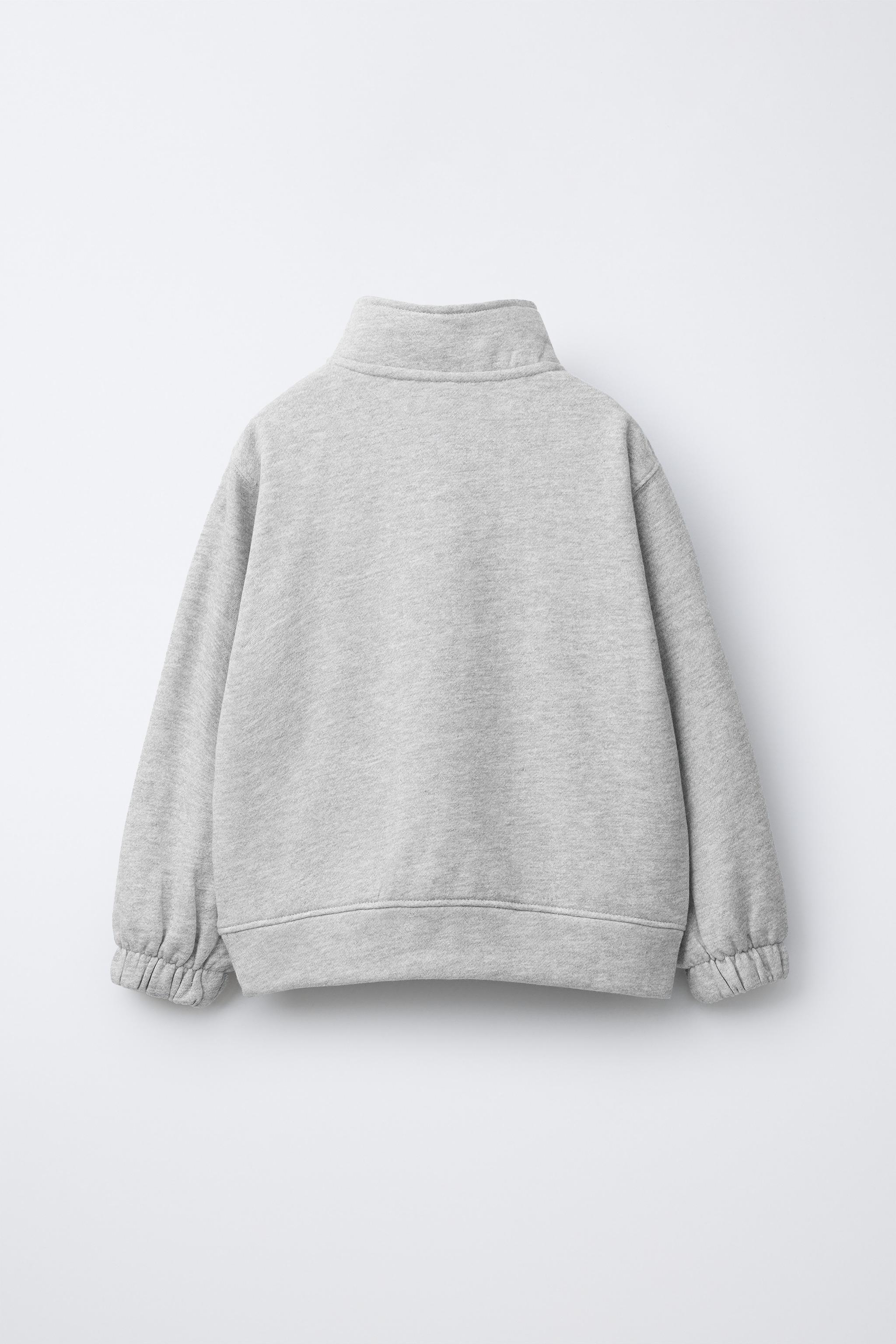 HIGH NECK SWEATSHIRT WITH LABEL