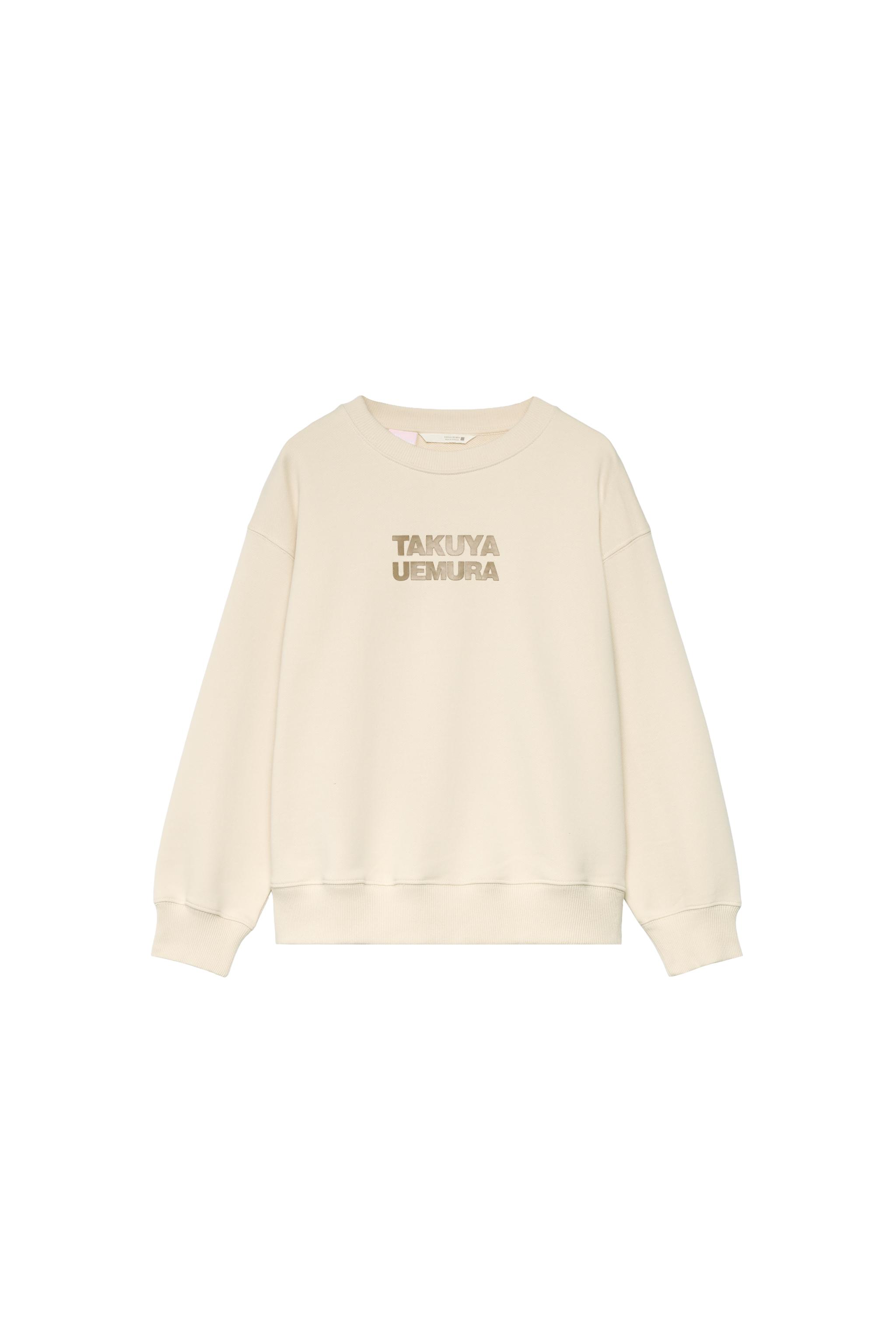 SAKURA レリーフテキストスウェットシャツ - エクリュ | ZARA Japan / 日本