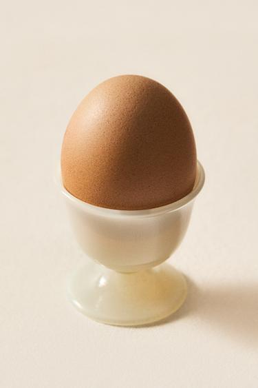 BOROSILICATE GLASS EGG CUP - Yellow by Zara