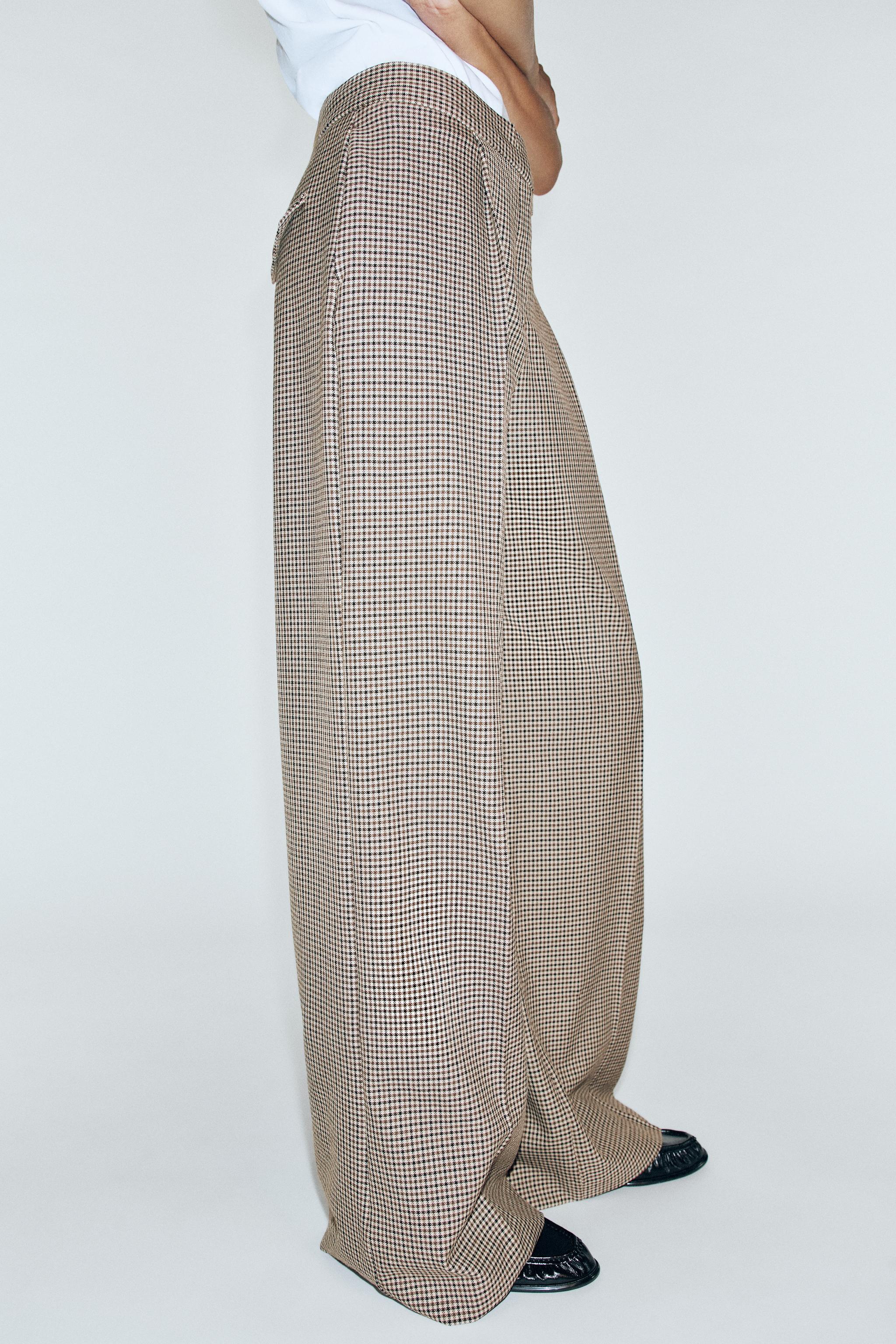 PANTALON LARGE À PINCES