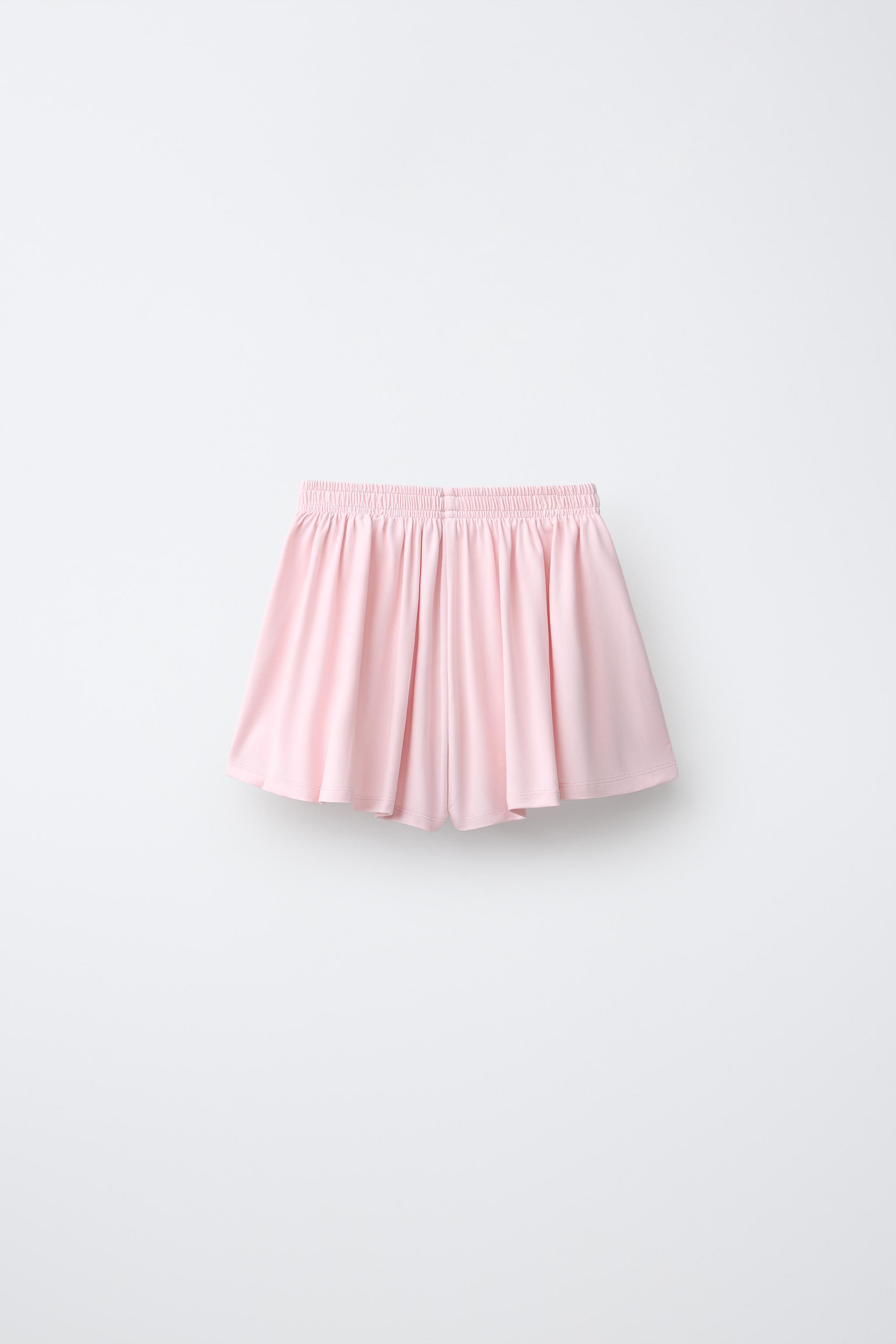 FLOWY SPORTY MODAL SHORTS — Pink
