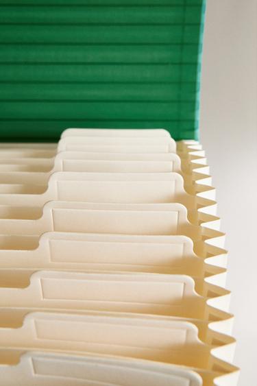 CHILDREN'S ACCORDION FOLDER - Cream by Zara - Image 4