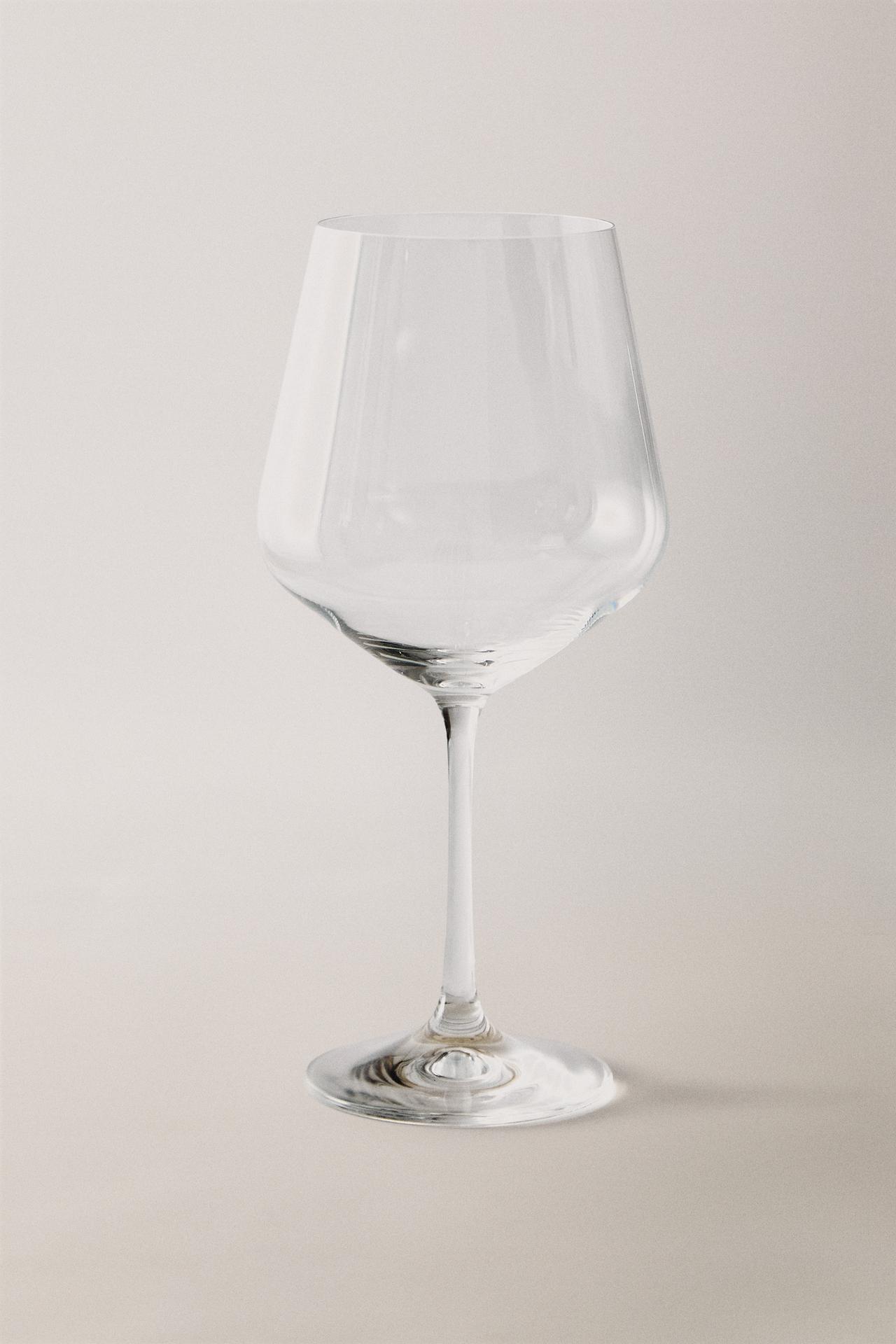 LARGE BOHEMIA CRYSTAL GLASS — Transparent