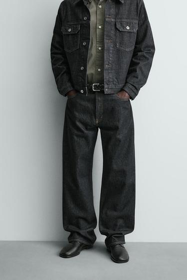 JEANS LOOSE FIT - Indigo de Zara