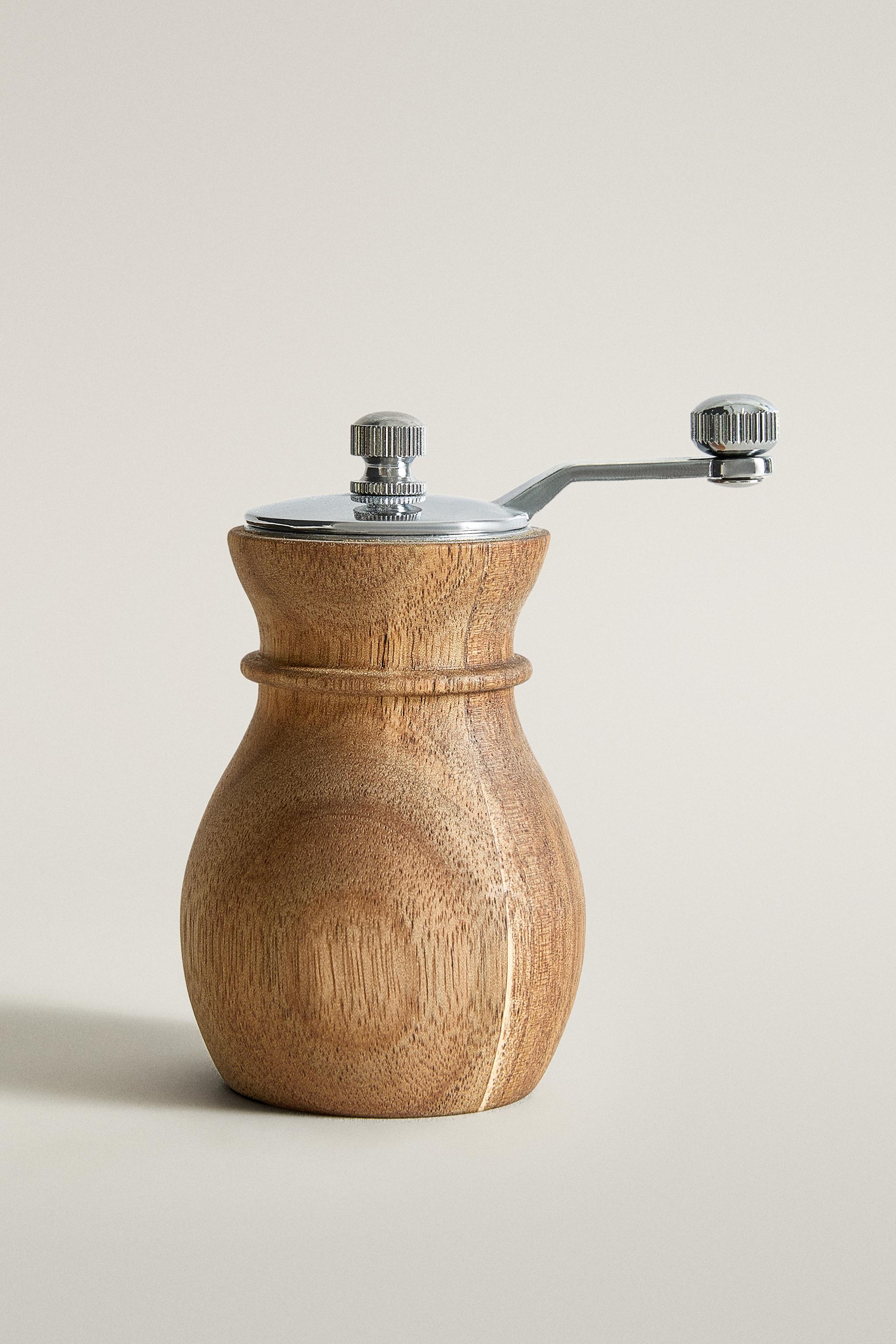 MOULIN À POIVRE BOIS COUVERCLE ACIER