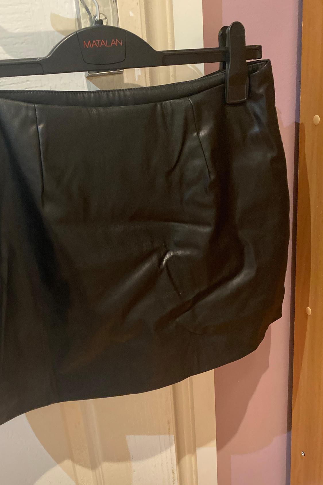FAUX LEATHER SKIRT WITH BUCKLES - Image 3