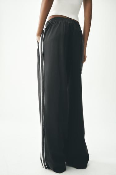 PANTALÓN BANDA LATERAL - Gris oscuro de Zara