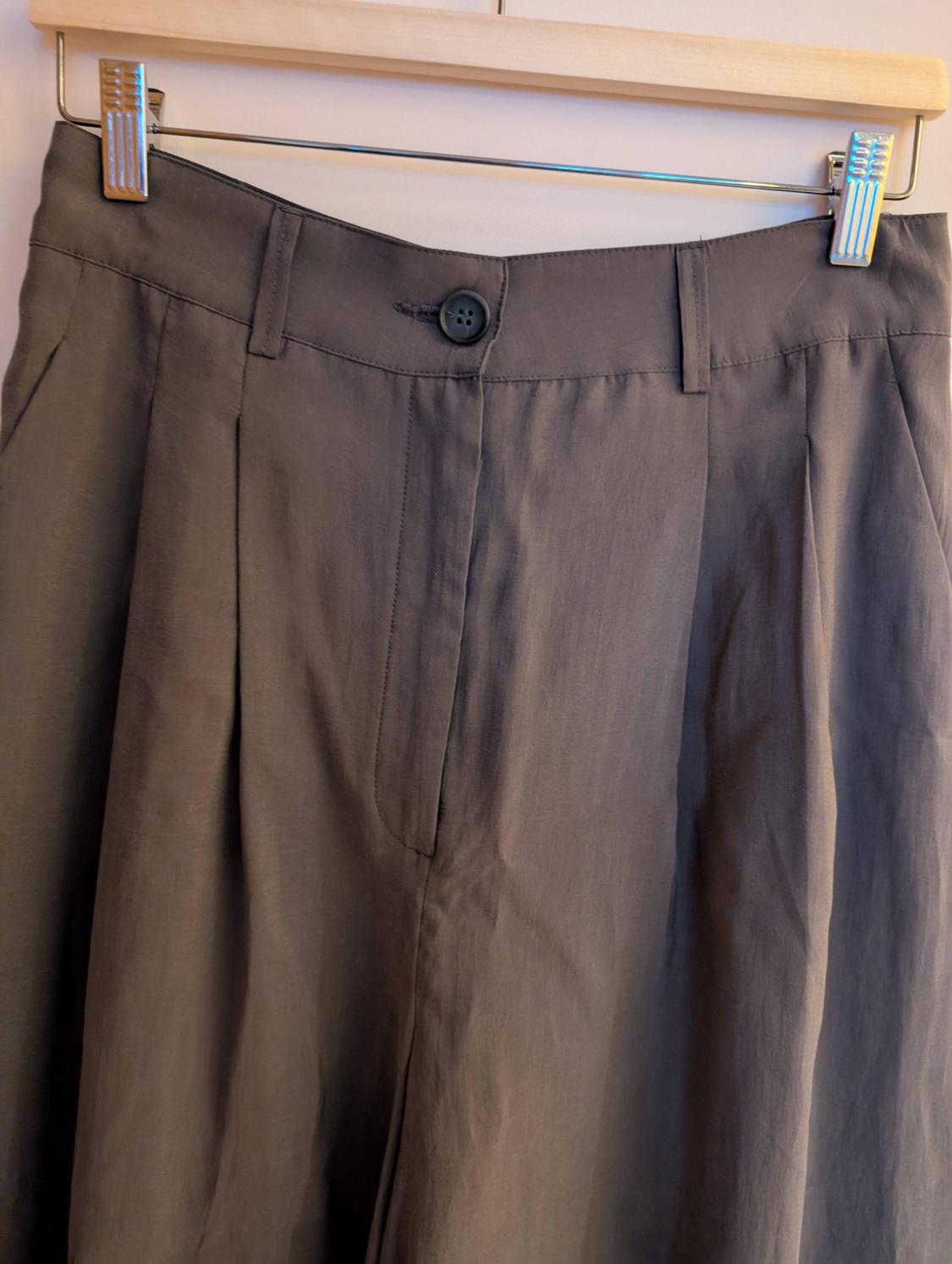 PANTALÓN ANCHO CON PINZAS. ZW COLLECTION. - Image 3