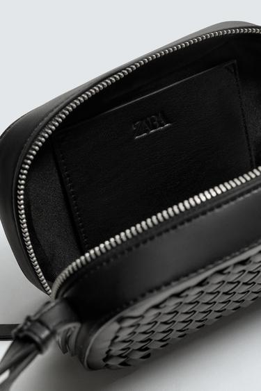 BRAIDED CROSSBODY BAG - Black by Zara - Image 5