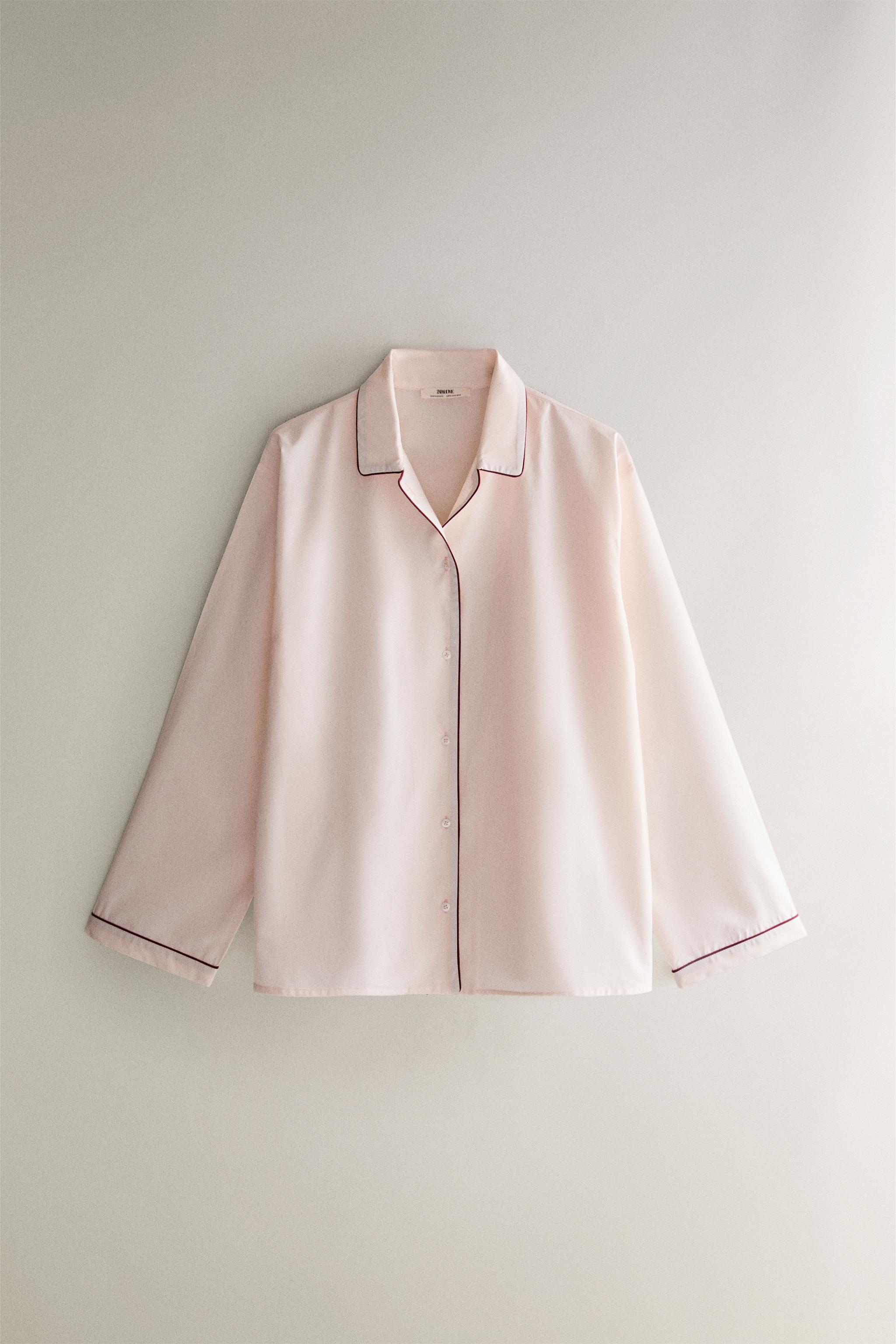 POPLIN SHIRT — Light pink