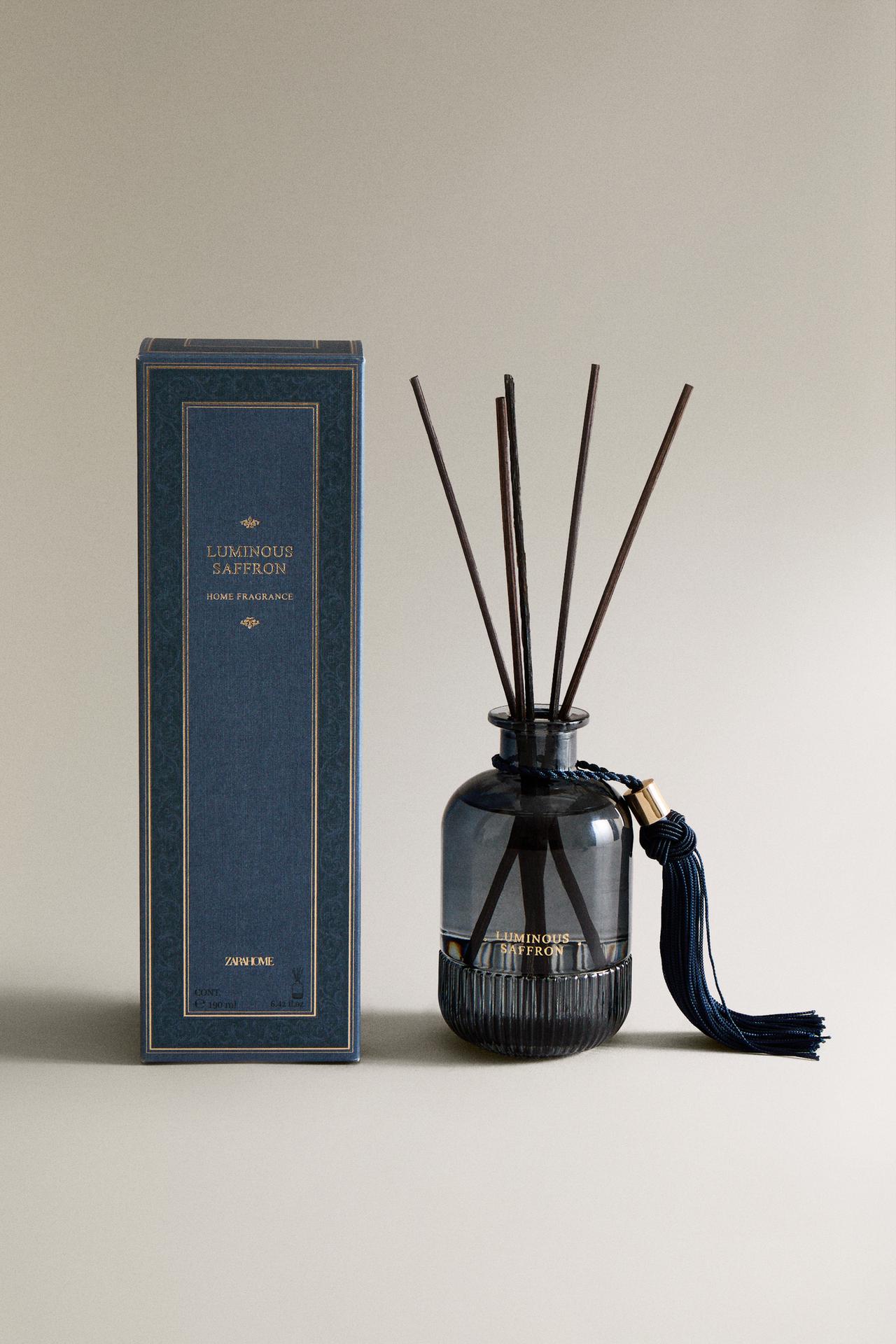 (190 ML) LUMINOUS SAFFRON REED DIFFUSERS — Mustard