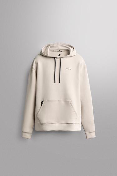 TECHNICAL HOODIE - ecru-white by Zara