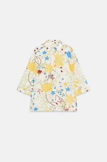 PRINTED FLORAL SHIRT - Multicoloured by Zara