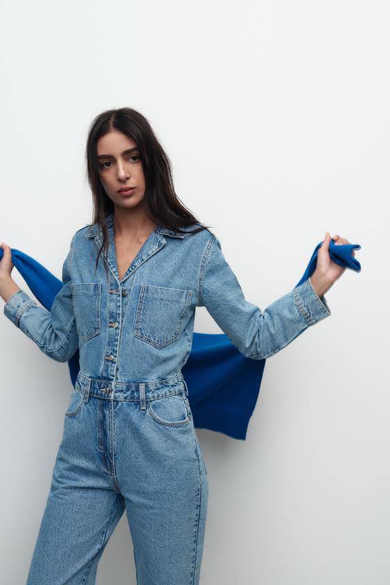 デニムジャンプスーツ – レディース | ZARA 日本
