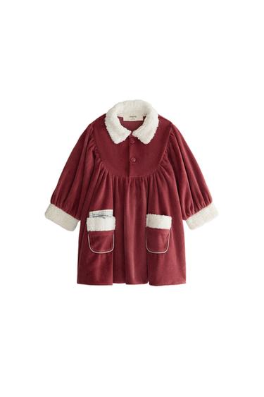 VESTIDO INFANTIL MAMÁ NOEL NAVIDAD - Rojo de Zara