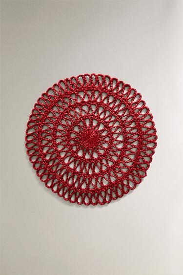 GEWEVEN KERSTPLACEMAT - Rood van Zara - Afbeelding 0