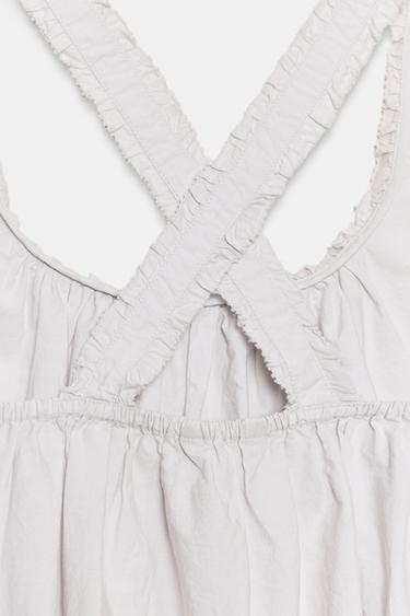 POPLIN STRAPPY TOP - Light lilac by Zara - Image 4