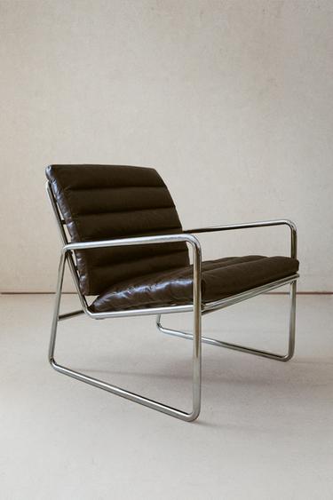 FOTOLIU METAL PIELE - ciocolatiu de la Zara