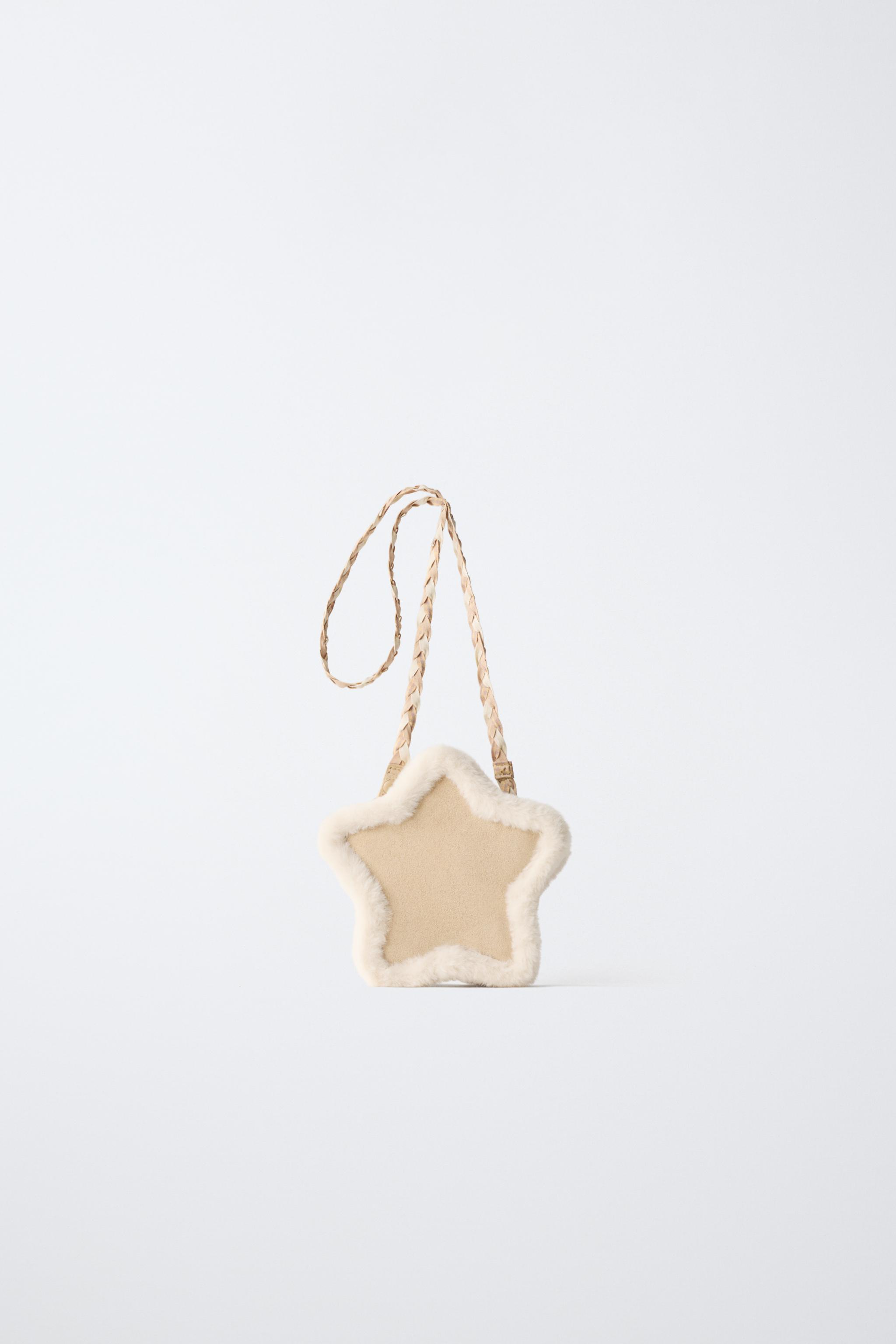 そらかげ スター リアルファー ショルダーバッグ - サンドブラウン | ZARA Japan