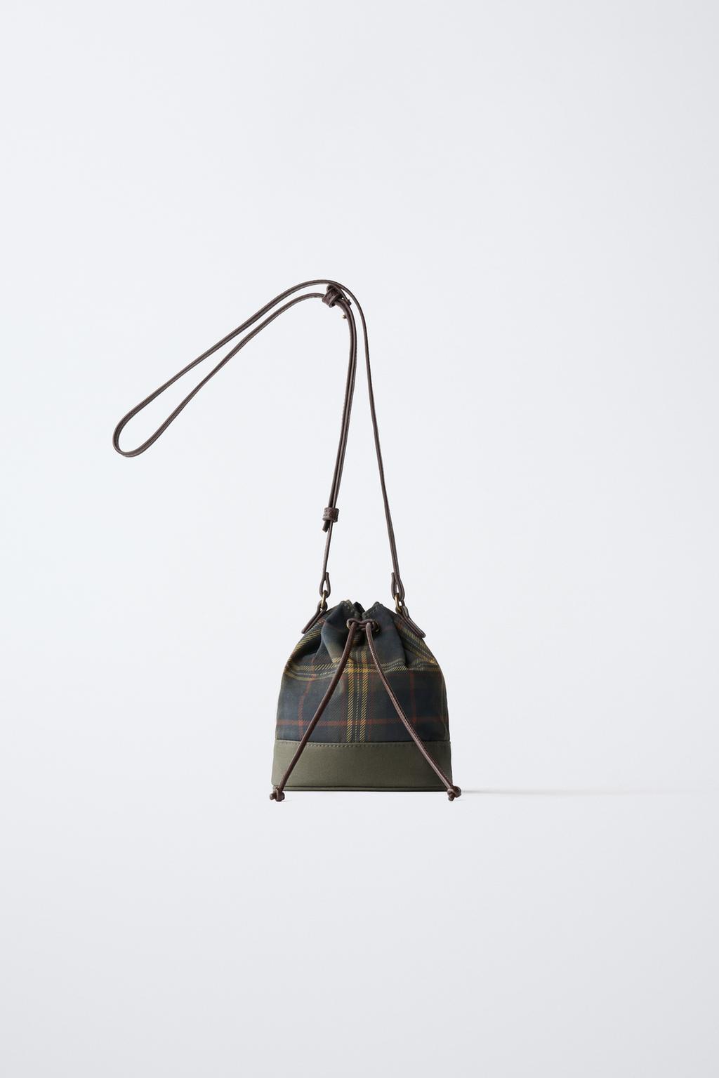 Zara Damalı sac çanta