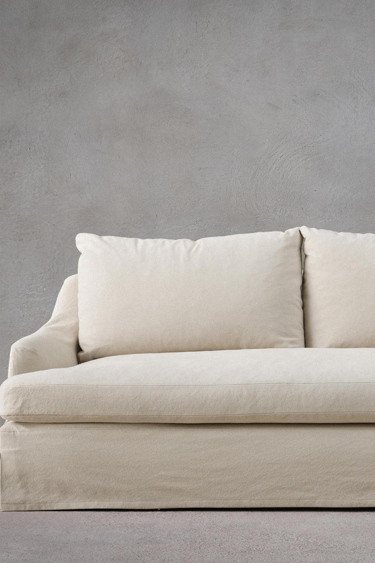 SOFA 01 LINEN COVER — Light beige
