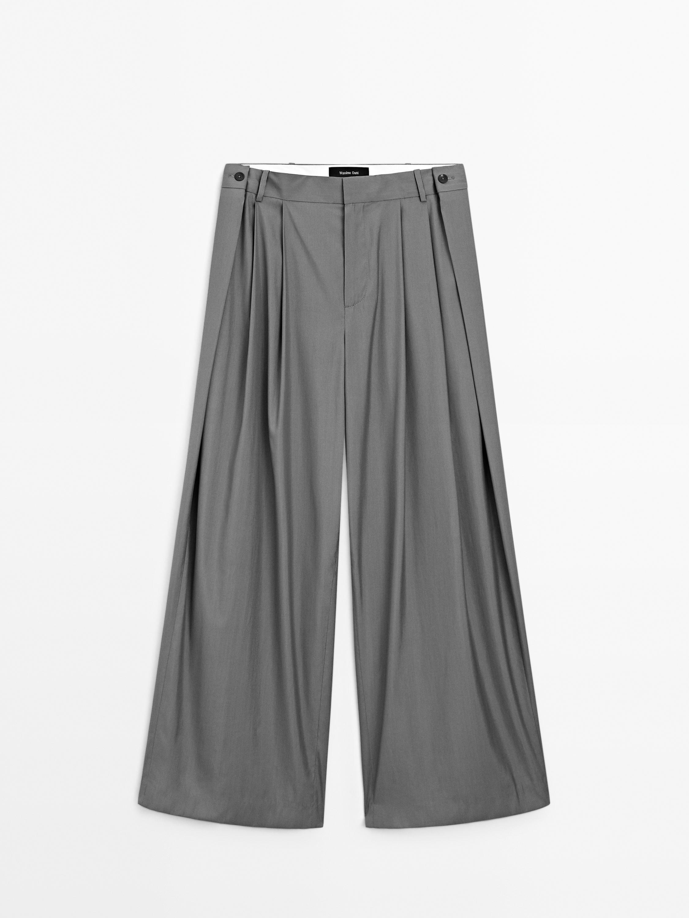 Pantalon fluide à pinces