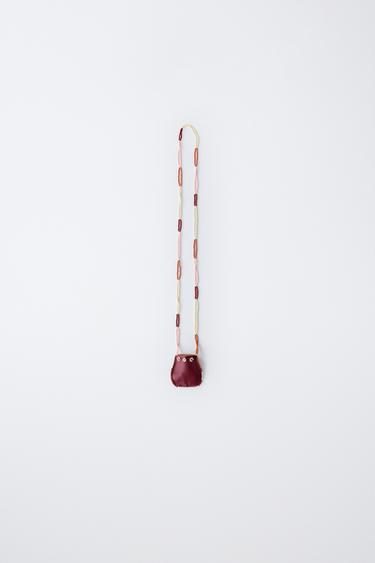 Zara KOTIKESE JA HELMESTEGA KAELAEHE - Kastanpruun - Pilt 0