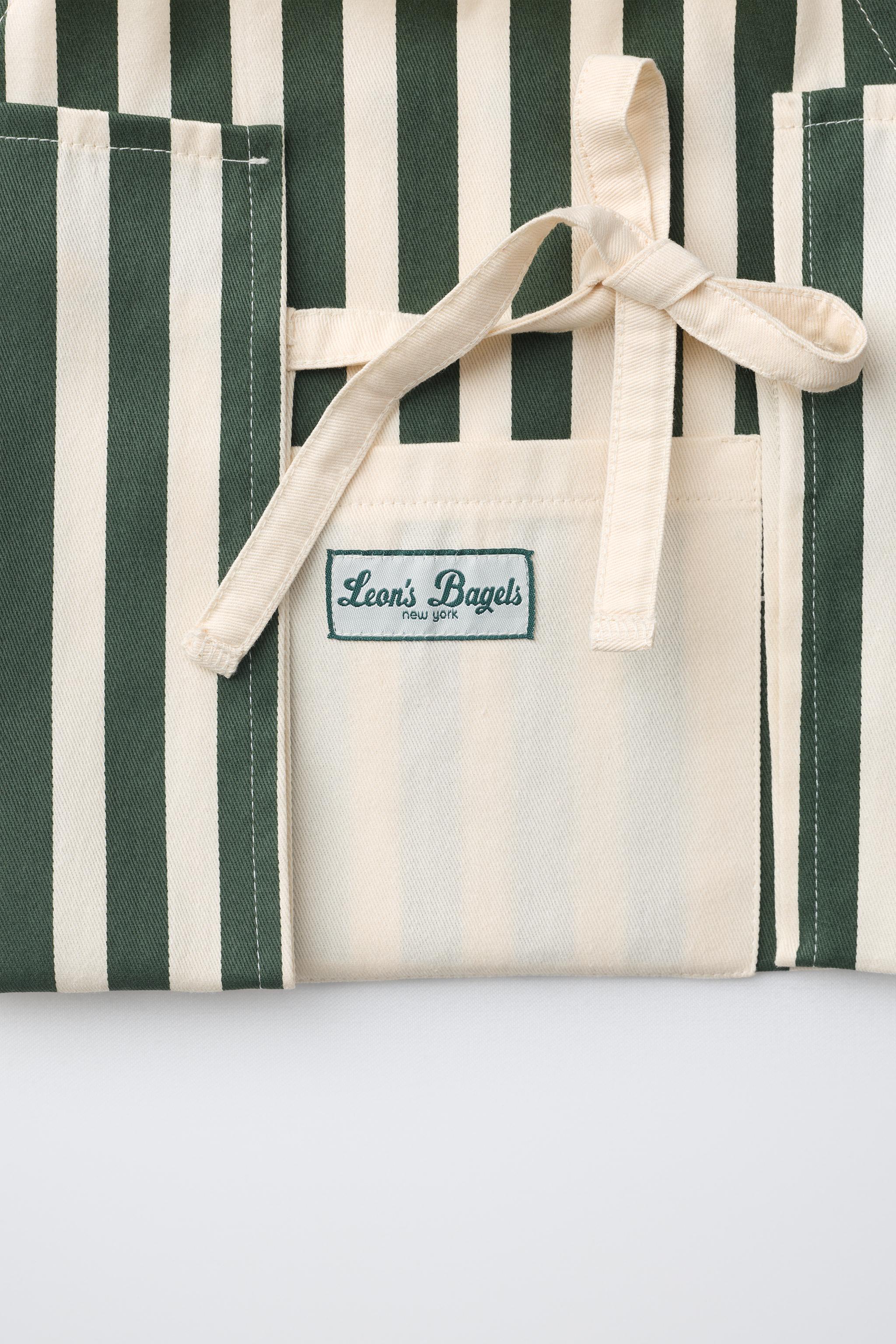 LEON'S BAGELS ® STRIPED APRON