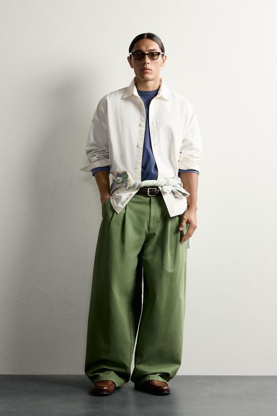 CAMISA OXFORD BOXY FIT FRUIT OF THE LOOM™ - Blanco de Zara - Imagen 0