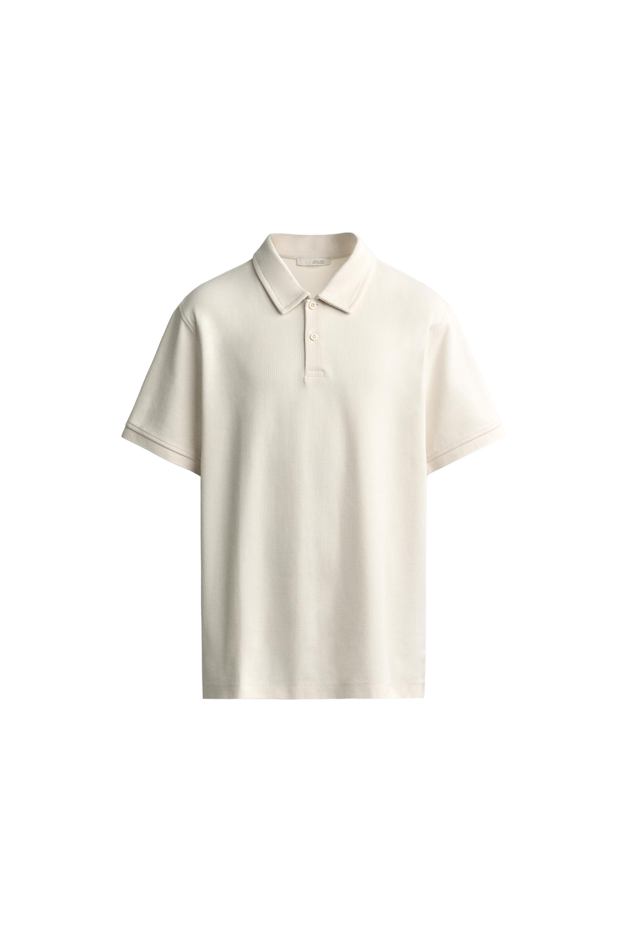 POLO REGULAR FIT STRUCTURÉ