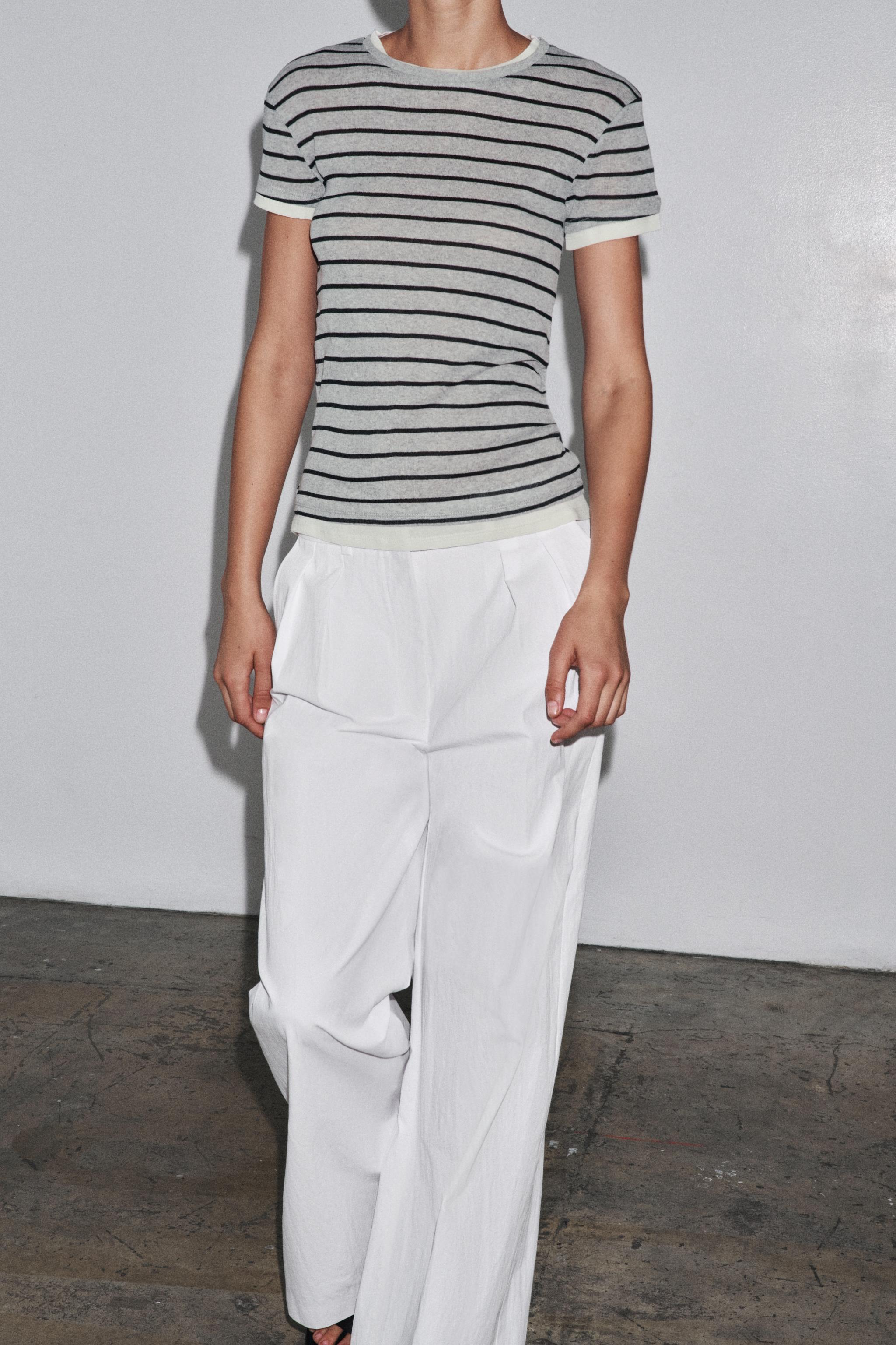 DOUBLE STRIPE T-SHIRT