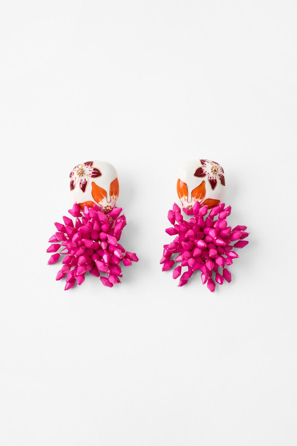 RESIN BEAD EARRINGS
