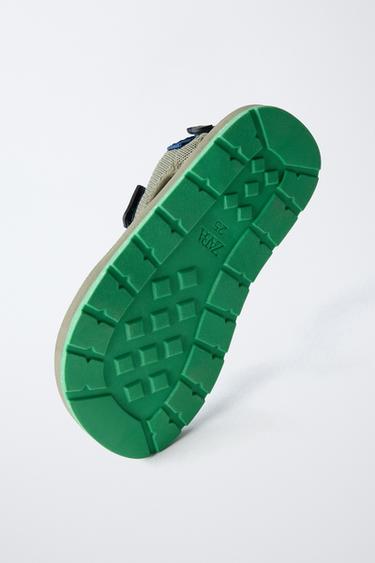 COLOURED TECHNICAL SANDALS - Khaki Green by Zara - Image 5