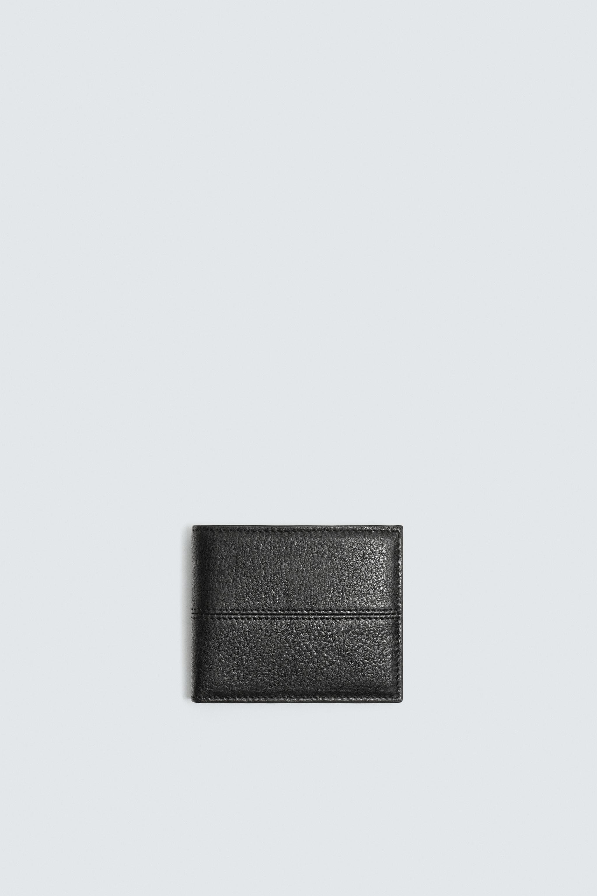 レザーウォレット - ブラック | ZARA Japan / 日本
