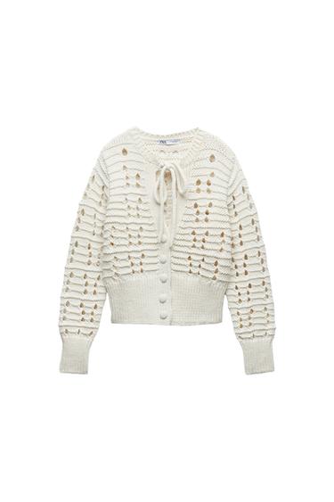 OPEN KNIT CARDIGAN
