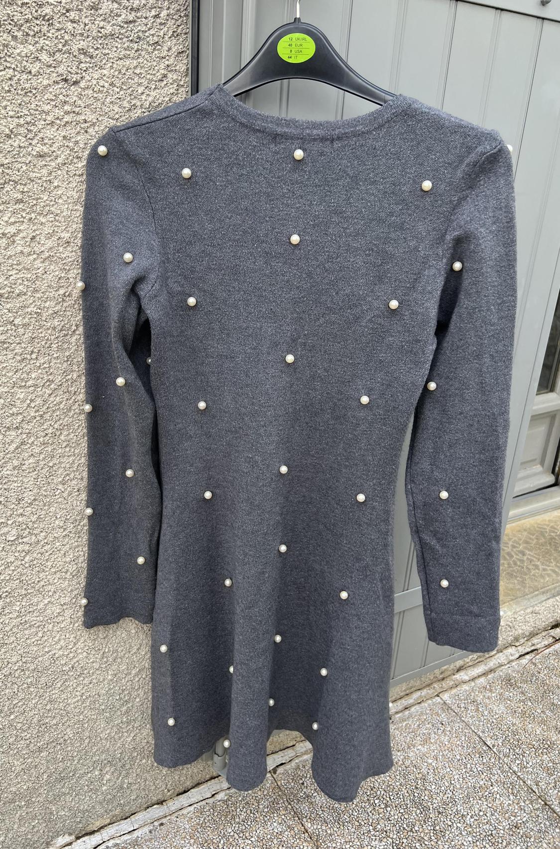 ROBE ZARA GRISE PERLES - Image 4