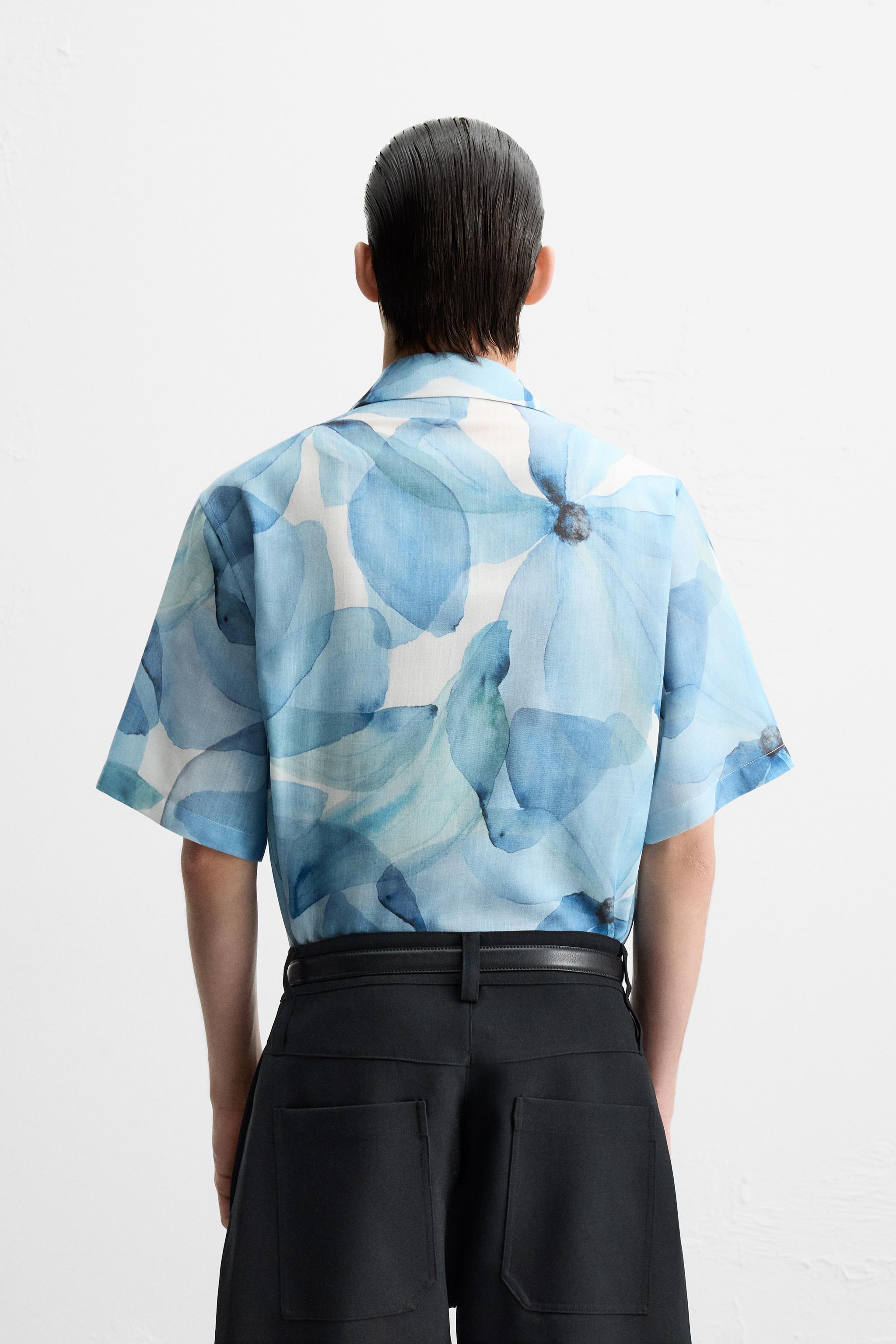 0658 『沈み、蘇まる時。Art print shirt 』｜長袖