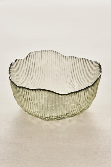 BOL VERRE RECYCLABLE RELIEF - Vert de Zara