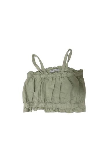 TOP FRUNCIDO VERDE PASTEL