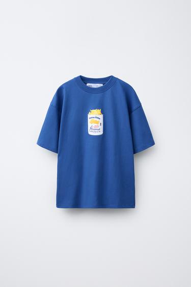 BONILLA A LA VISTA ® X ZARA PRINTED T-SHIRT - Blue by Zara