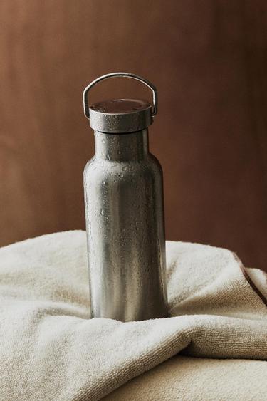 STAINLESS STEEL BOTTLE - Grey by Zara