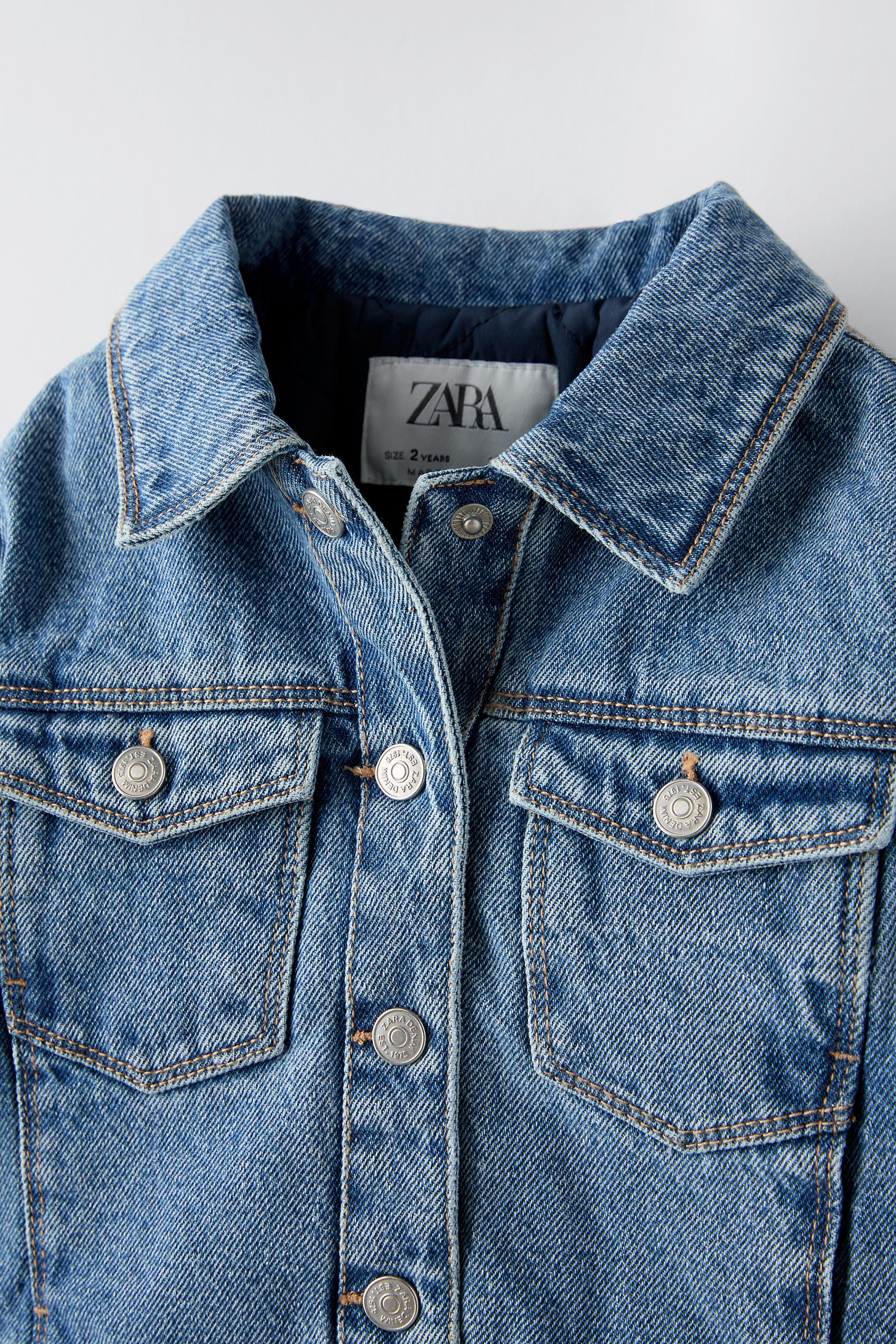 Zara kids Jean Jacket in Disney Minnie shops Mouse patch