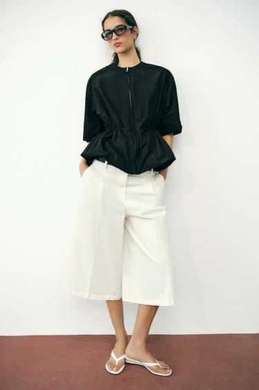 SHORT SLEEVE PUFF PARKA - Black by Zara