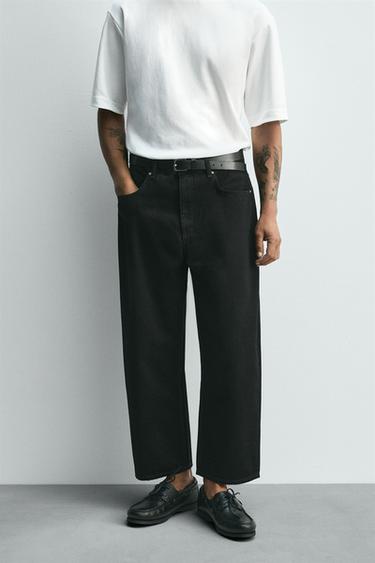 JEAN FUSELÉ LARGE - Noir de Zara - Image 1