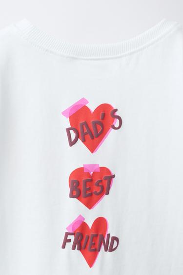 T-SHIRT IMPRIMÉ EN RELIEF - Blanc de Zara - Image 3